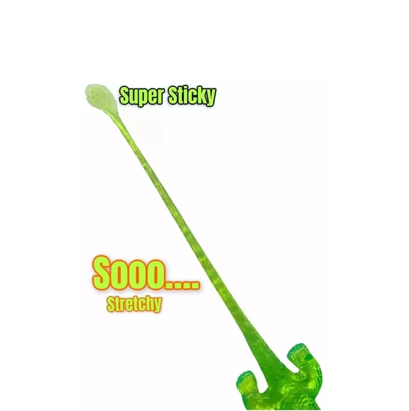Esnek Dev Sürüngenler 30 cm - Yeşil Yılan - Resim 4