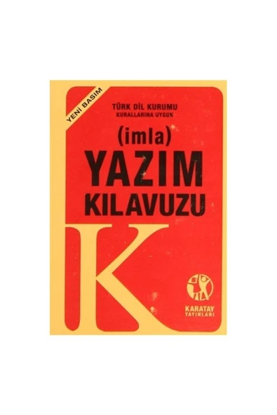 Karatay Yayınları İmla Plastik Kapak Yazım Kılavuzu ürün görseli 1