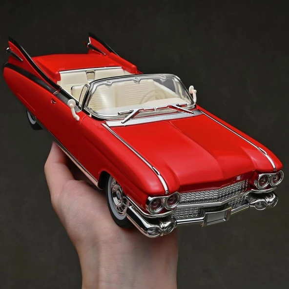 Hobiez World Orjinal 1:24 Lisanslı Cadillac Eldorado Kapısı ve Kaputu Açılabilir Oyuncak Model Araba ürün görseli 1