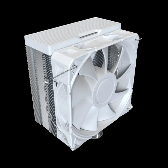 MONTECH NX400 - CPU Hava Soğutucu, Tek Kule, 4 Gelişmiş Isı Borusu, 52-fin Isı Emici, E28, 120mm FDB Statik Basınçlı Fan ürün görseli 1