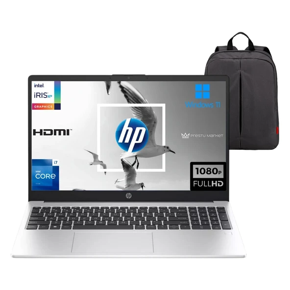 250 G10 Intel Core I7-1355U 32GB 1tb SSD 15.6" W11 Pro Fhd Taşınabilir Bilgisayar P9 (Çanta Hediyeli) ürün görseli 1