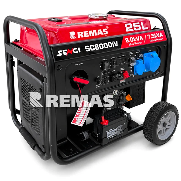 PTTAVM: Senci SC 8000 iV Marşlı Inverter 8 kVA Monofaze Benzinli