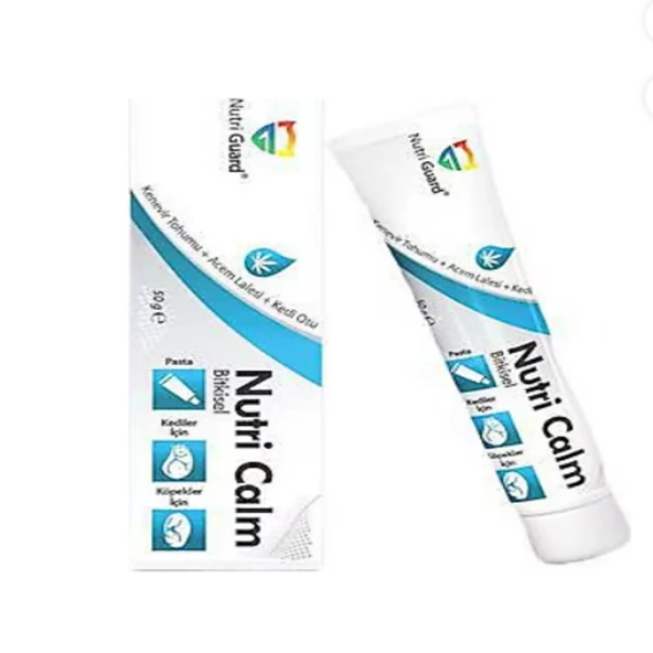 Nutri Guard Nutri Calm 50 gr (Kediler İçin Yolculuk, Veteriner ve Anksiyete Karşıtı Rahatlatıcı Macun) ürün görseli 1