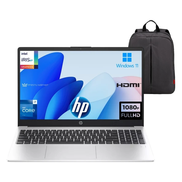 250 G10 Intel Core I7-1355U 32GB 512GB SSD 15.6" W11 Pro Fhd Taşınabilir Bilgisayar 9G2G8ET P4 (Çanta Hediyeli) ürün görseli 1