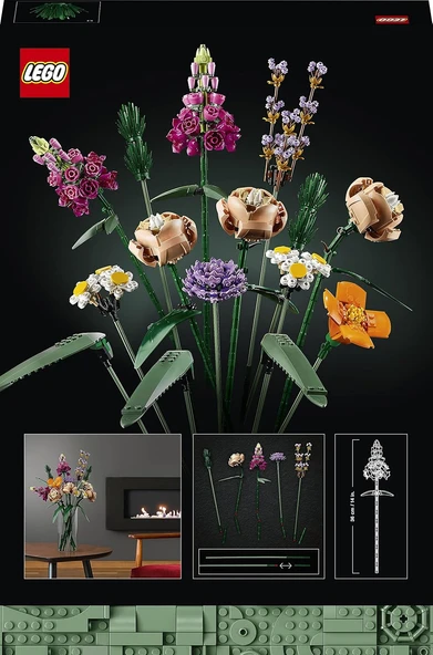 LEGO 10280 Botanicals Çiçek Buketi - Resim 3