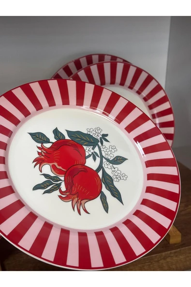 ACAR NARLI PORSELEN 20,2 CM TATLI TABAĞI - Resim 4