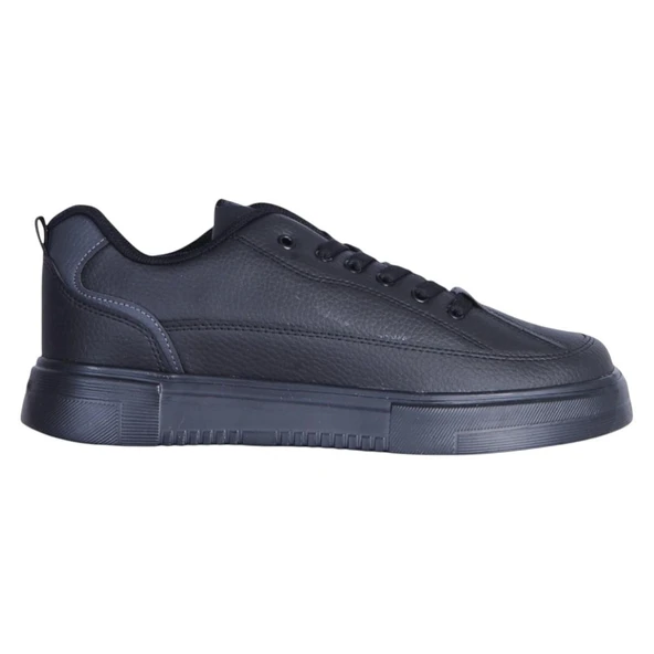 Luttoon Prt-4302 Siyah Cilt Erkek Sneaker Ayakkabı ürün görseli 1