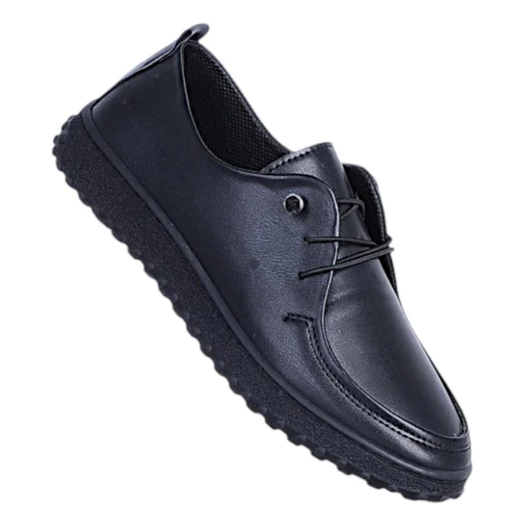 Ayzen 1055 Siyah Kadın Loafer Ayakkabı ürün görseli 1