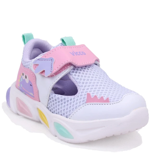 Vicco Vater 346B26Y108 Lila Ortopedik Günlük  Işıklı Kız Çocuk Spor Ayakkabı ürün görseli 1