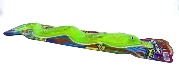 Esnek Dev Sürüngenler 30 cm - Yeşil Yılan - Resim 2