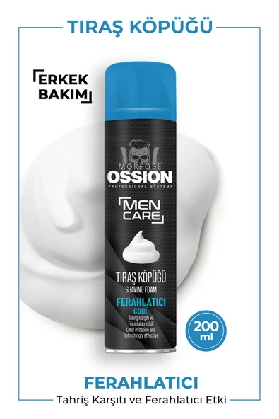 OSSİON TIRAŞ KÖPÜĞÜ 200ML MAVİ ürün görseli 1