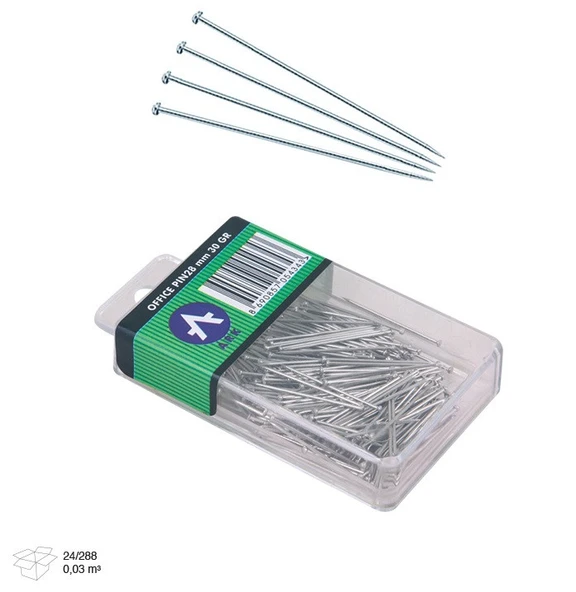 Metal Toplu İğne 28 mm 30 gr 2 Adet ürün görseli 1