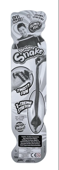 Esnek Dev Sürüngenler 30 cm - Yeşil Yılan - Resim 3