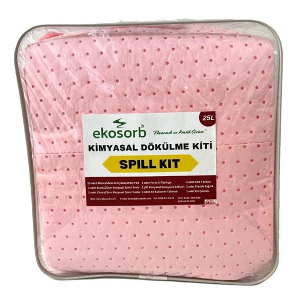 PAZAR10 Kimyasal Dökülme Kiti 25 Litre ürün görseli 1