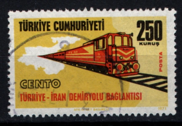 EABİ- 1971 T.C. Pul  (tp0705) ürün görseli 1