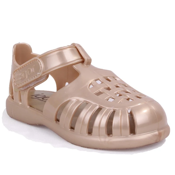 Igor S10366 Tobby Nacar Platin Günlük Kız Çocuk Sandalet ürün görseli 1