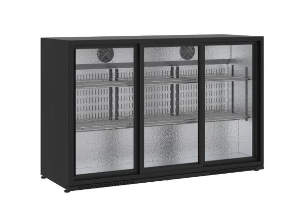 Şenocak S-340 BB TD Menteşeli Çarpma 3 Kapılı Backbar Tipi Şişe Soğutucu ürün görseli 1