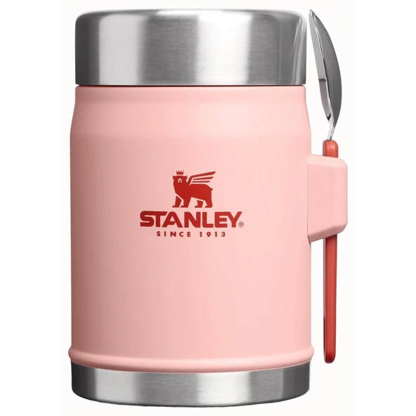 Stanley Klasik Paslanmaz Çelik Yemek Termosu Kaşıklı 0,40 LT - Pembe ürün görseli 1