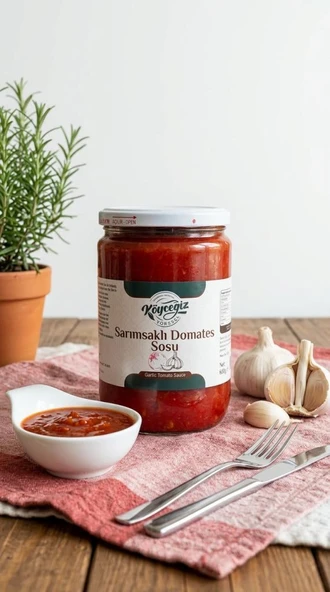 Kb Köyceğiz Yöresel Sarımsaklı Domates Sosu 600 G ürün görseli 1
