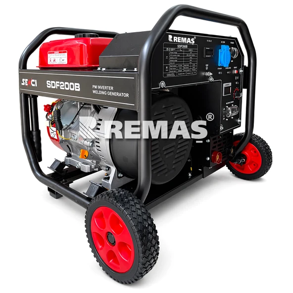 Senci SDF 200B Inverter 6,5 kVA Monofaze Benzinli Kaynak Jeneratörü ürün görseli 1