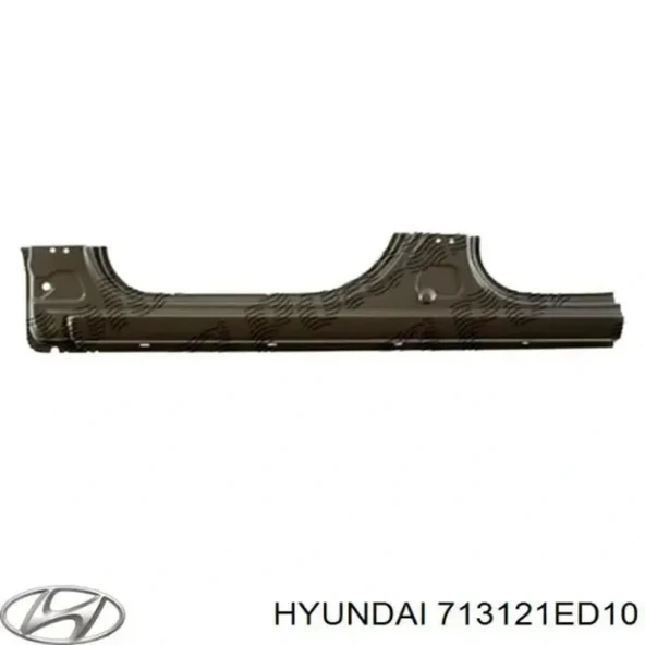 Hyundai Accent Era 2006-2011 Marşpiyel Sacı Sol (1 Adet) (Oem No: 71312-1Ed10) ürün görseli 1