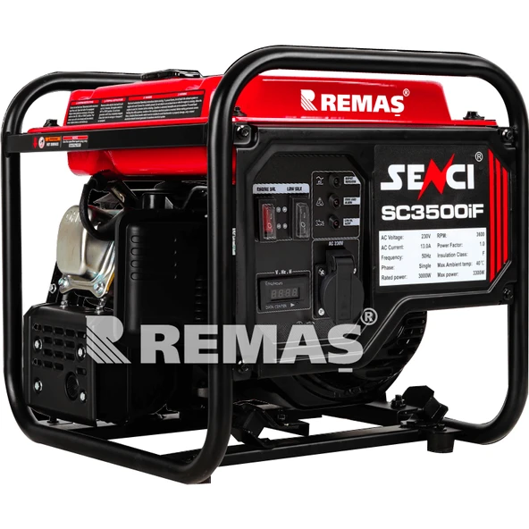Senci SC 3500 iF İpli Inverter 4 kVA Monofaze Benzinli Jeneratör ürün görseli 1