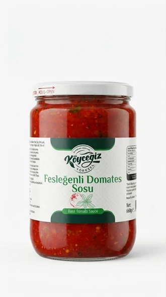 Kb Köyceğiz Yöresel Fesleğenli Domates Sosu 600 G ürün görseli 1