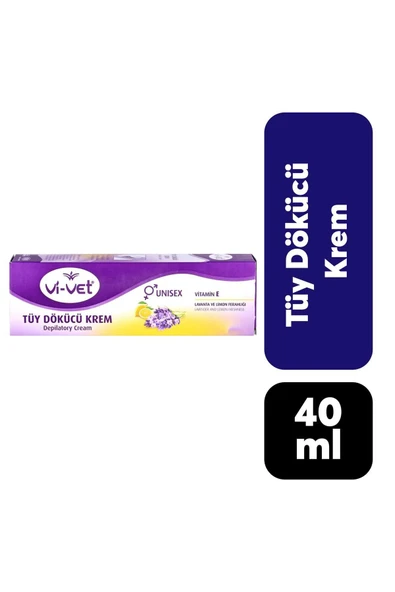 Vİ-VET TÜY DÖKÜCÜ KREM UNİSEX 40ML ürün görseli 1
