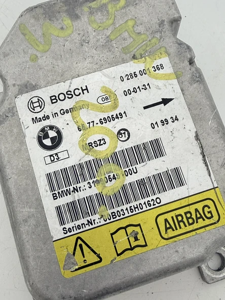 Bosch Bmw E46 Airbag Beyni 0285001368 2.El - Resim 2
