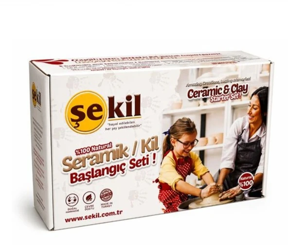 Şekil Seramik Kil Hamuru Başlangıç Seti ürün görseli 1
