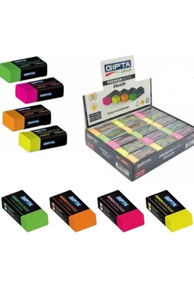 Silgi 30 Lu Dust Free Neon ürün görseli 1