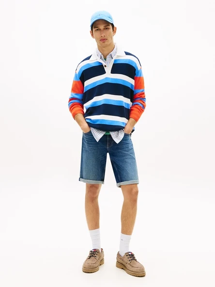 Tommy Hilfiger   RONNIE SHORT BJ8155 Erkek Mavi Şort - DM0DM22980 ürün görseli 1
