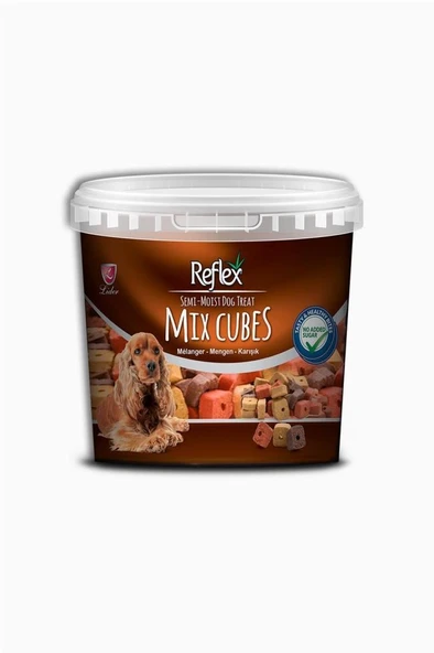 Reflex Semi-Moist Mix Küp Köpek Ödül Maması 500 gr ürün görseli 1