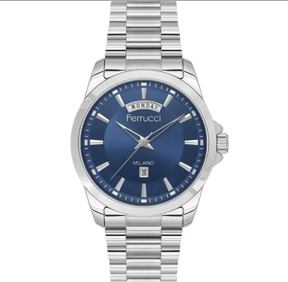 Ferrucci FER.03747M.03 Çelik Kordon Erkek Kol Saati-F783 ürün görseli 1