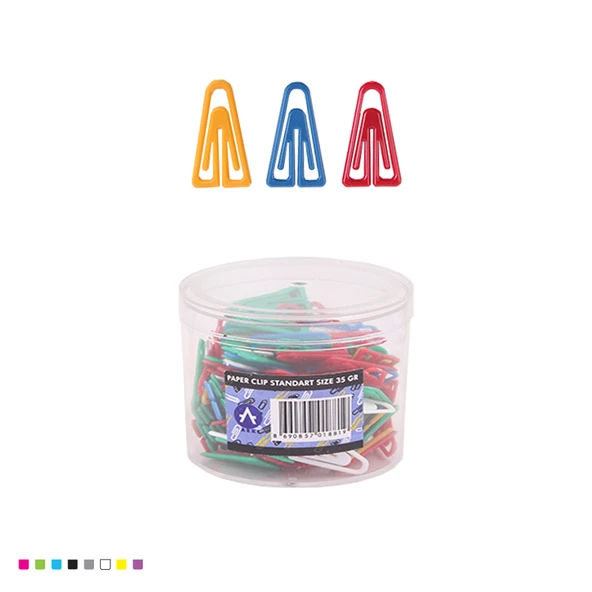 Renkli Plastik Ataş Seti 35 Gram Paket 1 Adet ürün görseli 1