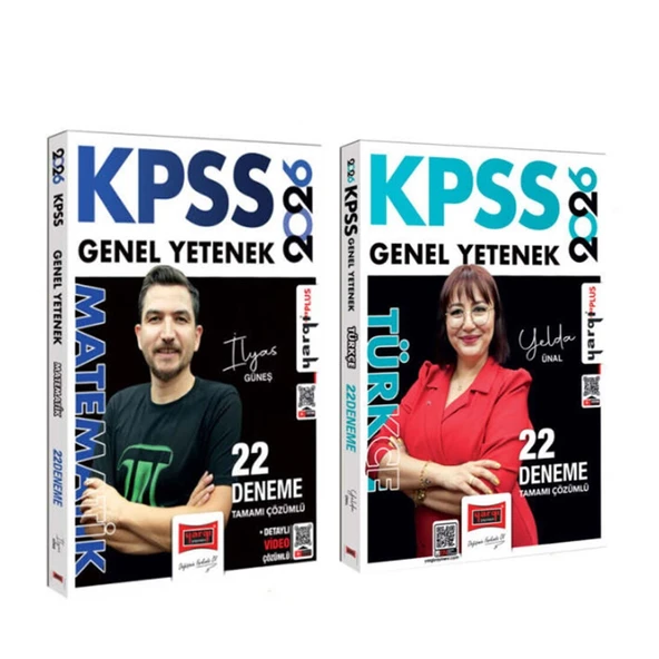 Yargı Yayınları 2026 KPSS Türkçe ve Matematik Deneme Seti 2 Kitap ürün görseli 1