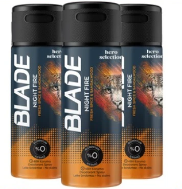 Blade Night Fire Erkek Deodorant 150 ml (3 adet) ürün görseli 1