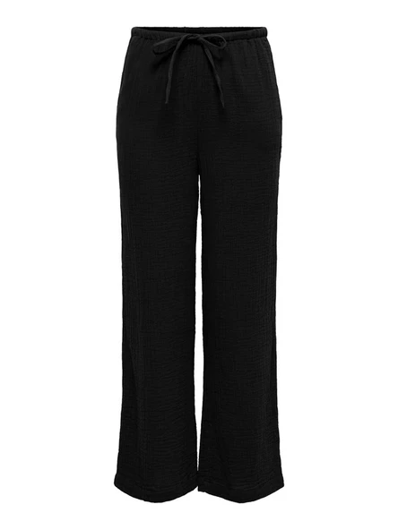 Only   ONLTHYRA STRING PANT CS WVN Kadın Siyah Pantolon - 15373334 ürün görseli 1