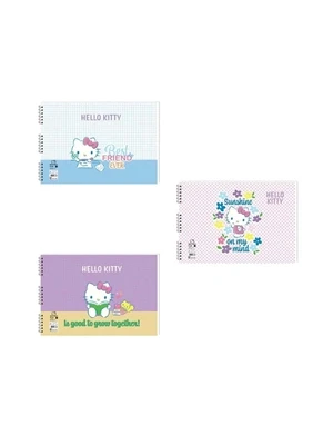 Keskin Color Hello Kitty 17*25 15 Yp. Spiralli Resim Defteri 300115-13 ürün görseli 1