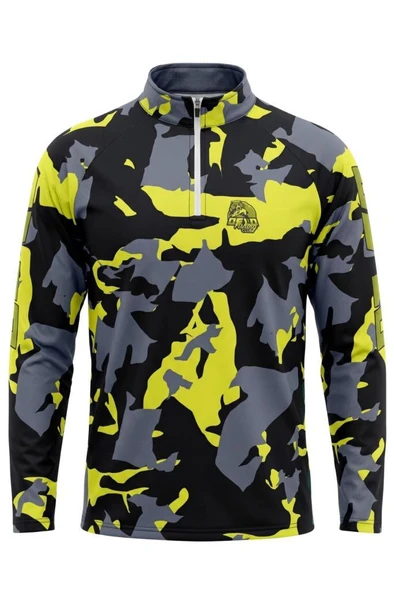 Oslo Performans Balıkçı T-Shirt Yellow Camo ürün görseli 1