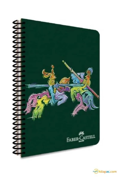 Faber Castell Defter Knights Klas Pp Kapak Spiralli 140 Yaprak Kareli 5075000450000 ürün görseli 1
