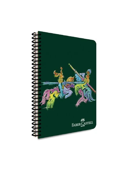 Faber Castell Defter Knights Klas Pp Kapak Spiralli 100 Yaprak Çizgisiz 5075000446000 ürün görseli 1
