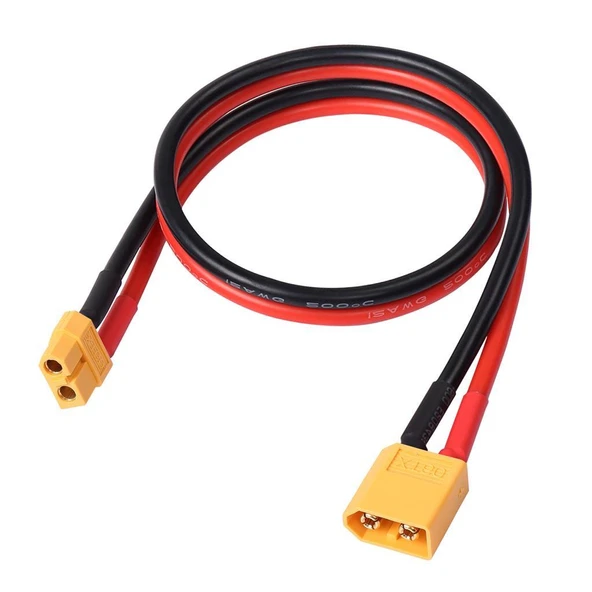 Xt60 Uzatma Kablosu 5 Metre Dişi-Erkek 12 awg ürün görseli 1