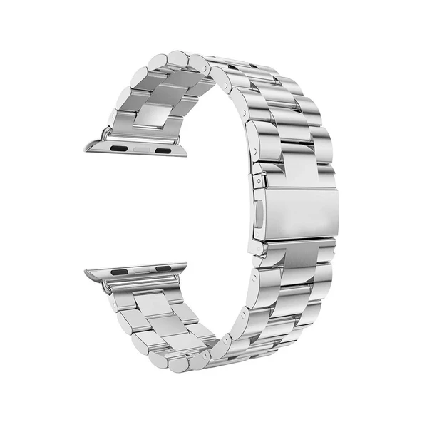 Winex 42-49mm Yeni Nesil Apple Uyumlu Akıllı Saat Kordonu Metal Gri ürün görseli 1