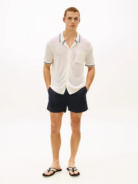 Tommy Hilfiger   OPEN KNIT SHIRT Erkek Sarı Gömlek - UM0UM03824 ürün görseli 1