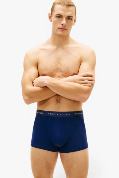 Tommy Hilfiger   3P TRUNK WB Erkek Mavi Boxer - UM0UM03890 ürün görseli 1