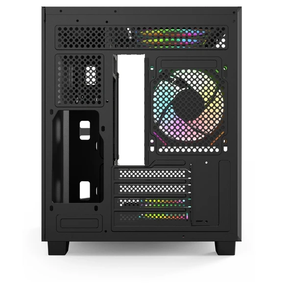Hyper Rocket V332 Micro-ATX 7 Argb Fan Siyah Oyuncu Kasası - Resim 4