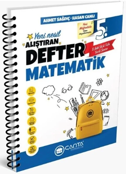 Çanta 5.Sınıf Matematik Alıştıran Defter ürün görseli 1