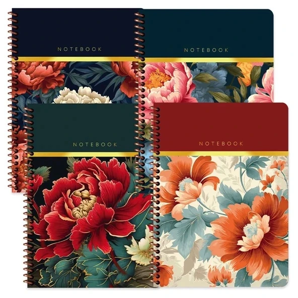 Keskin 17*24 100 Yp.Düz Spr.Sert Kapak Bahçe Defter 418950-99 ürün görseli 1