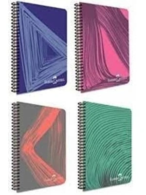 Faber Castell Defter Knights Klas Pp Kapak Spiralli 100 Yaprak Çizgili 5075000444000 ürün görseli 1